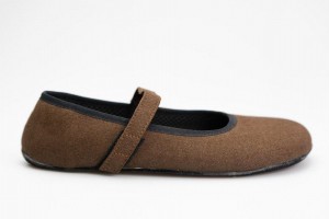 Ballerine Ahinsa Ananda Daim Barefoot Femme Marron | JUK4087KS