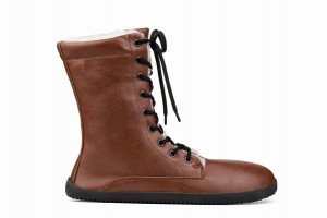 Bottes D'hiver Ahinsa Jaya Barefoot Femme Marron | ATI4672SQ