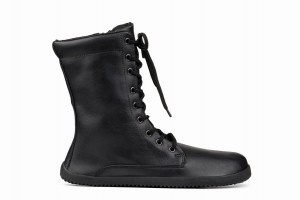 Bottes D'hiver Ahinsa Jaya Zip-up Barefoot Femme Noir | ZFH4898IC