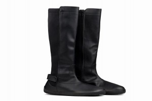 Bottes Hautes Ahinsa Barefoot Femme Noir | NIB2462XO