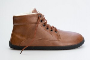 Bottines Ahinsa D'hiver Barefoot Homme Marron Clair | XIU7242XM