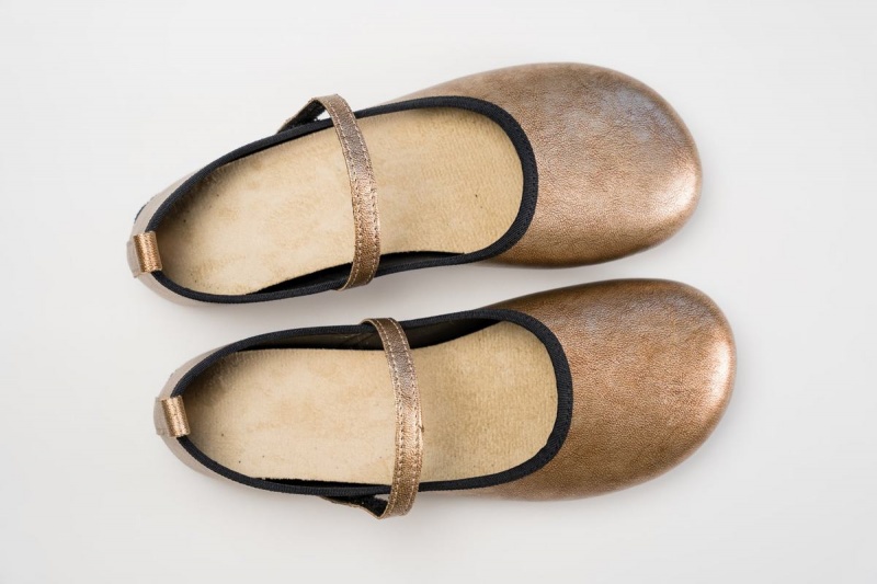 Ballerine Ahinsa Ananda Barefoot Femme Doré | BIV617BA