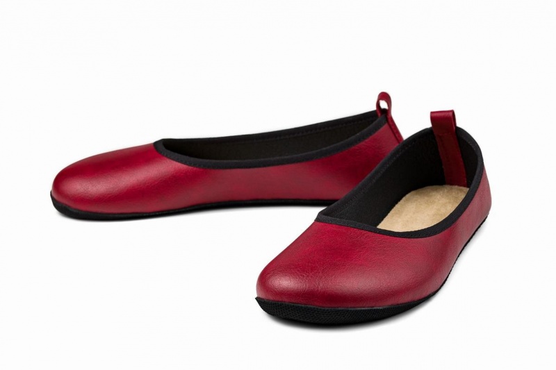 Ballerine Ahinsa Ananda Narrow Barefoot Femme Bordeaux | BPC2287FX