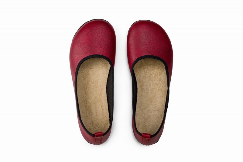 Ballerine Ahinsa Ananda Narrow Barefoot Femme Bordeaux | BPC2287FX