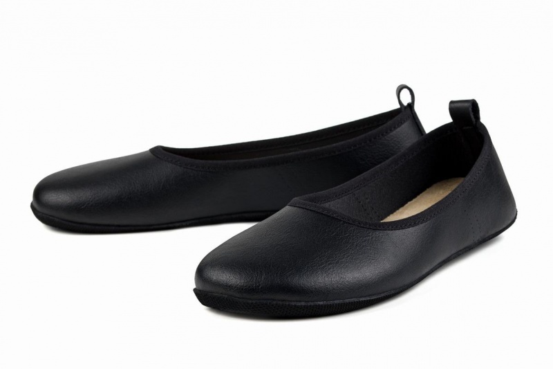 Ballerine Ahinsa Ananda Narrow Barefoot Femme Noir | NLT9627LC