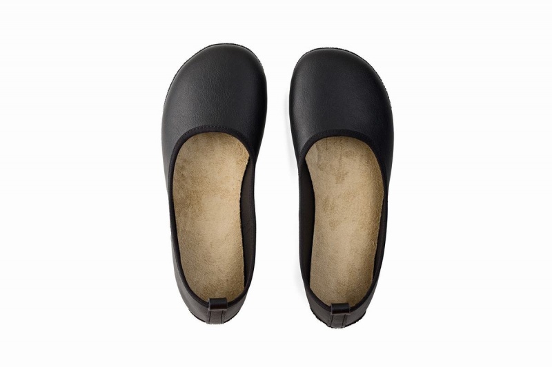 Ballerine Ahinsa Ananda Narrow Barefoot Femme Noir | NLT9627LC