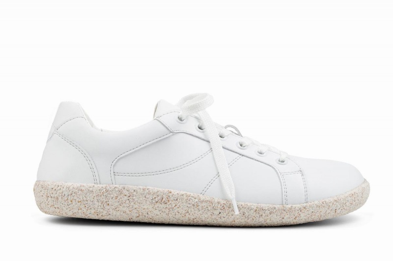 Basket Ahinsa Pura Barefoot Femme Blanche | RZN1242ZI