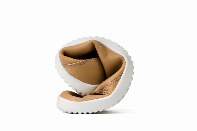 Basket Ahinsa Vida Barefoot Homme Beige | NIT496AJ