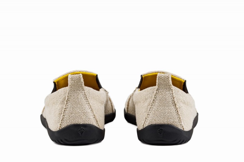 Baskets À Enfiler Ahinsa Hemp Barefoot Femme Beige | AVL7113XQ