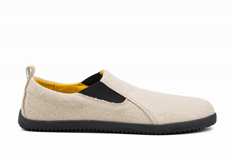 Baskets À Enfiler Ahinsa Hemp Barefoot Femme Beige | AVL7113XQ