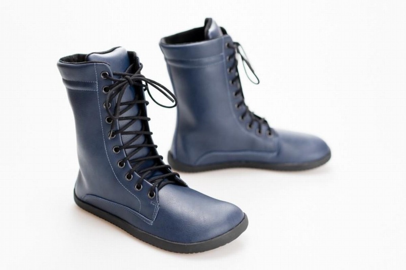 Bottes D'hiver Ahinsa Jaya Barefoot Femme Bleu | NNV7482US