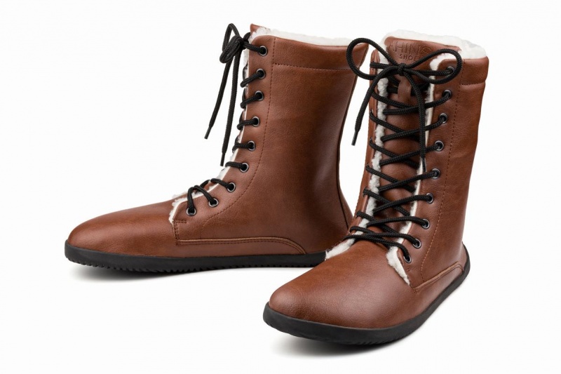 Bottes D'hiver Ahinsa Jaya Barefoot Femme Marron | ATI4672SQ