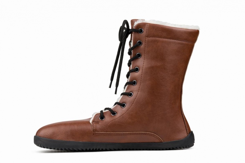 Bottes D'hiver Ahinsa Jaya Barefoot Femme Marron | ATI4672SQ