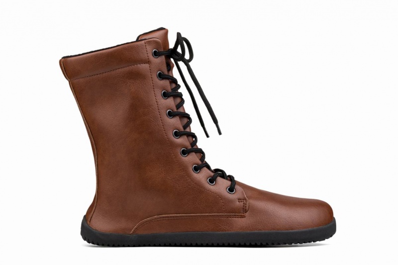 Bottes D'hiver Ahinsa Jaya Barefoot Homme Marron Clair | IWR831DP