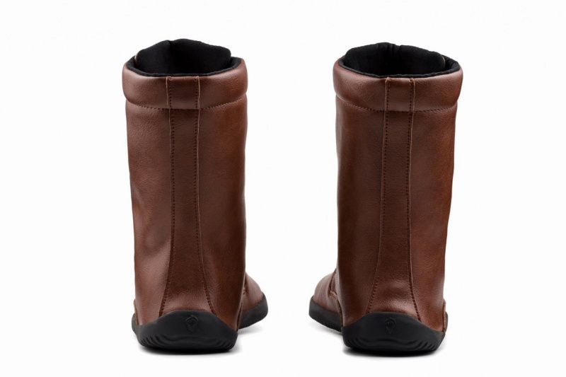 Bottes D'hiver Ahinsa Jaya Barefoot Homme Marron Clair | IWR831DP