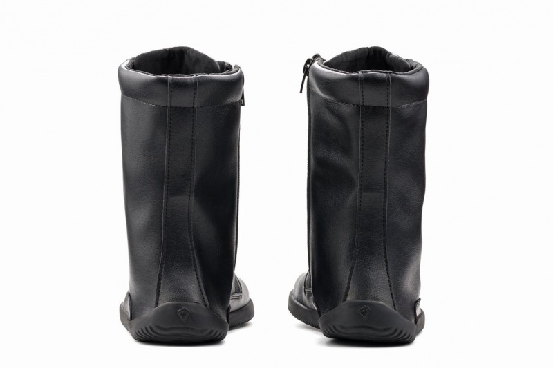 Bottes D'hiver Ahinsa Jaya Zip-up Barefoot Femme Noir | ZFH4898IC