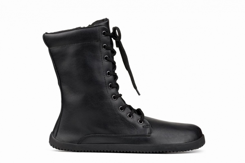 Bottes D\'hiver Ahinsa Jaya Zip-up Barefoot Femme Noir | ZFH4898IC