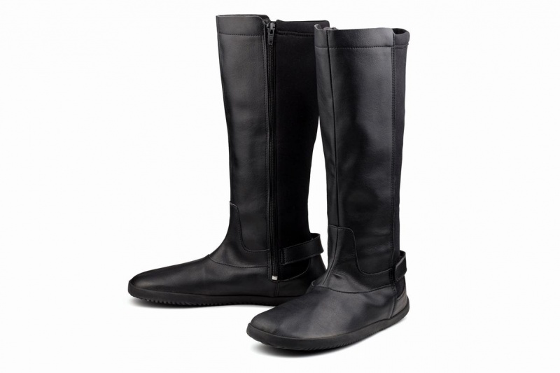 Bottes Hautes Ahinsa Barefoot Femme Noir | NIB2462XO