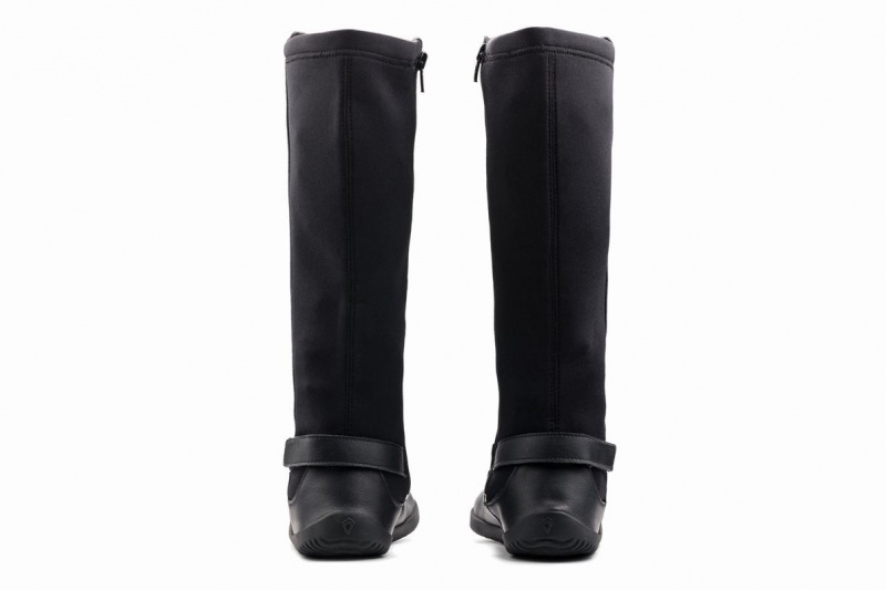 Bottes Hautes Ahinsa Barefoot Femme Noir | NIB2462XO