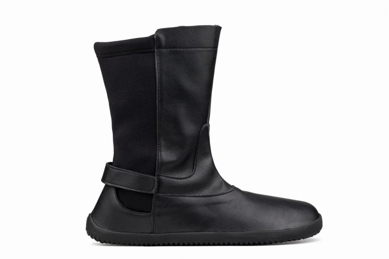 Bottes Mi-mollet Ahinsa Barefoot Femme Noir | ZSB5498XD