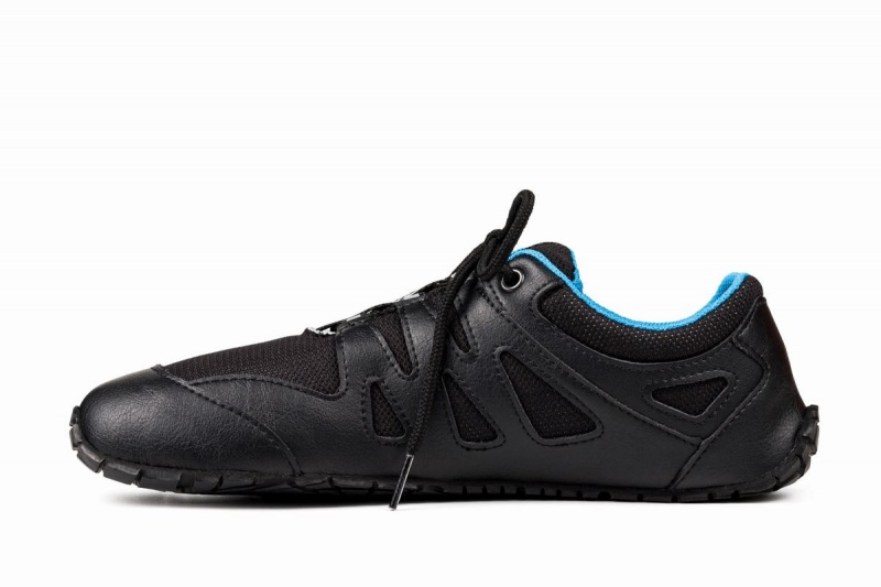 Chaussures Running Ahinsa Chitra Run Barefoot Homme Noir Bleu | QSE226XJ