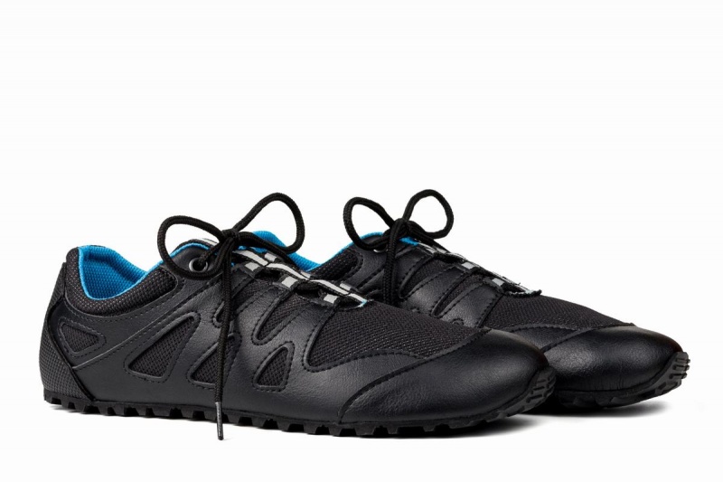 Chaussures Running Ahinsa Chitra Trek&trail Barefoot Homme Bleu Noir | KCE9259AI