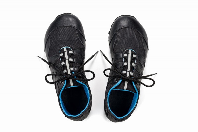 Chaussures Running Ahinsa Chitra Trek&trail Barefoot Homme Bleu Noir | KCE9259AI