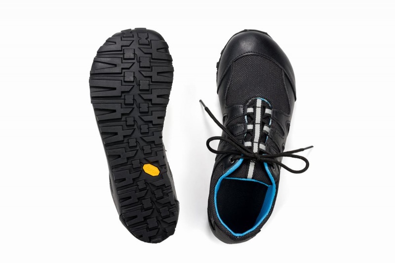 Chaussures Running Ahinsa Chitra Trek&trail Barefoot Homme Bleu Noir | KCE9259AI