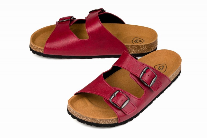 Sandales Ahinsa Barefoot Femme Bordeaux | QGD9161UZ