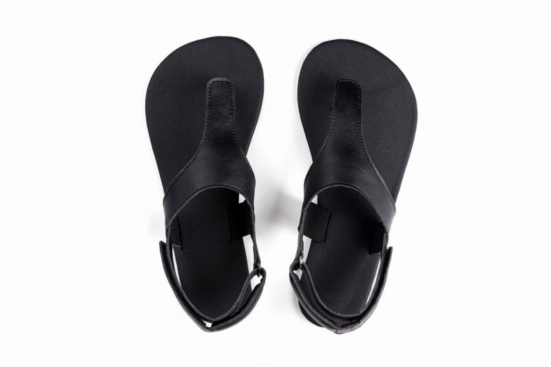 Sandales Ahinsa Simple Barefoot Homme Noir | LRE3221JD